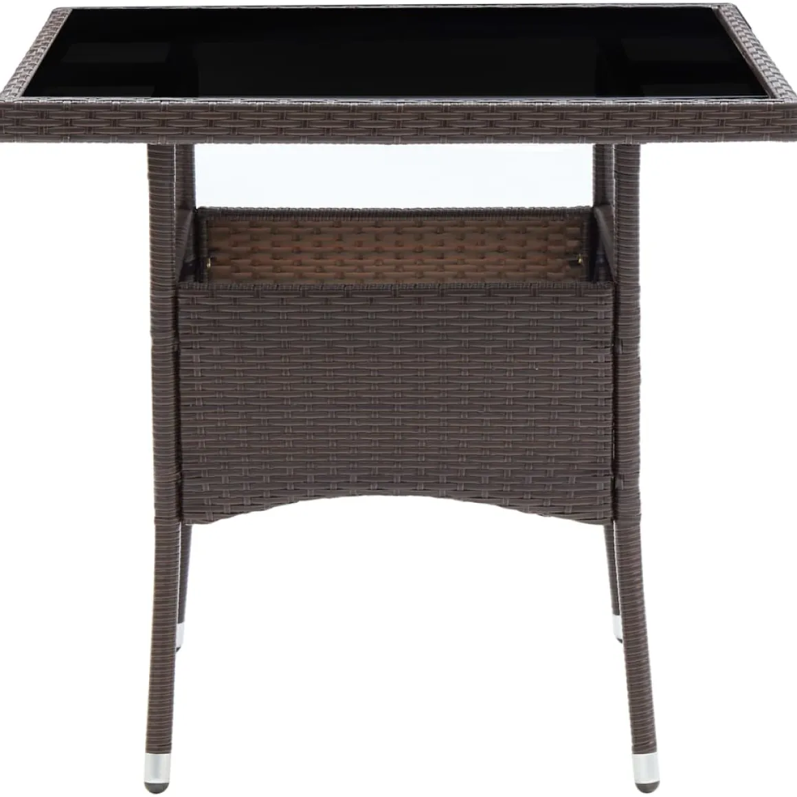 Conjunto de jardín con mesa y 2 sillones con cojines