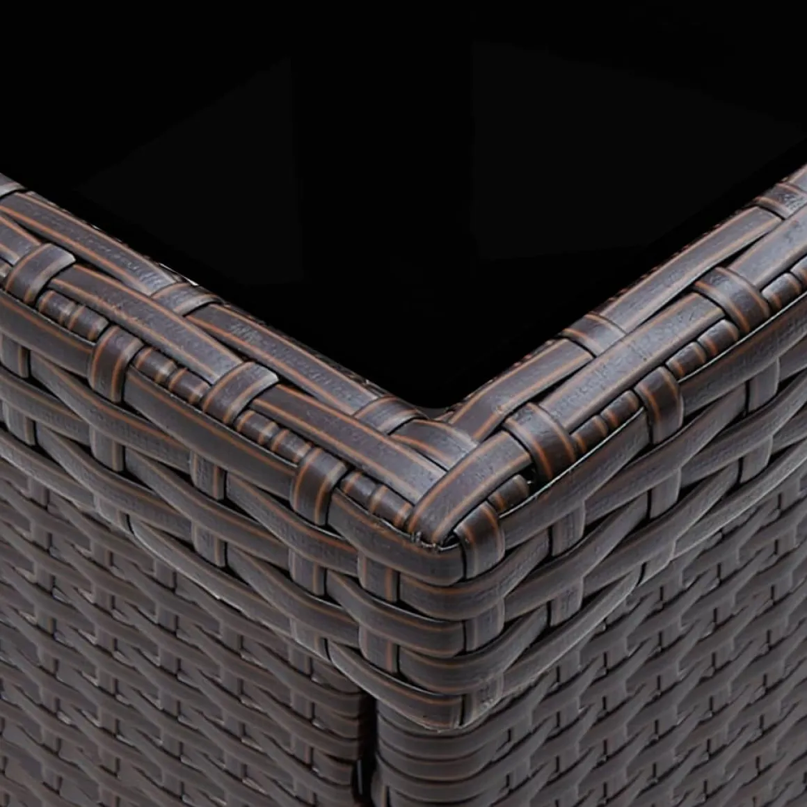 Conjunto de jardín con mesa y 2 sillones con cojines
