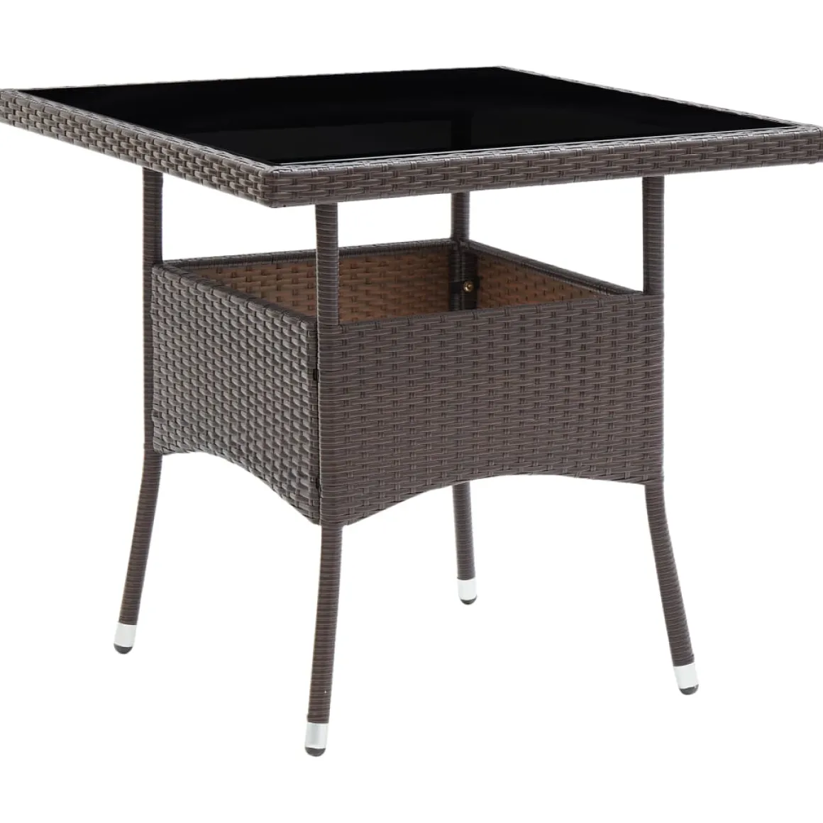 Conjunto de jardín con mesa y 2 sillones con cojines