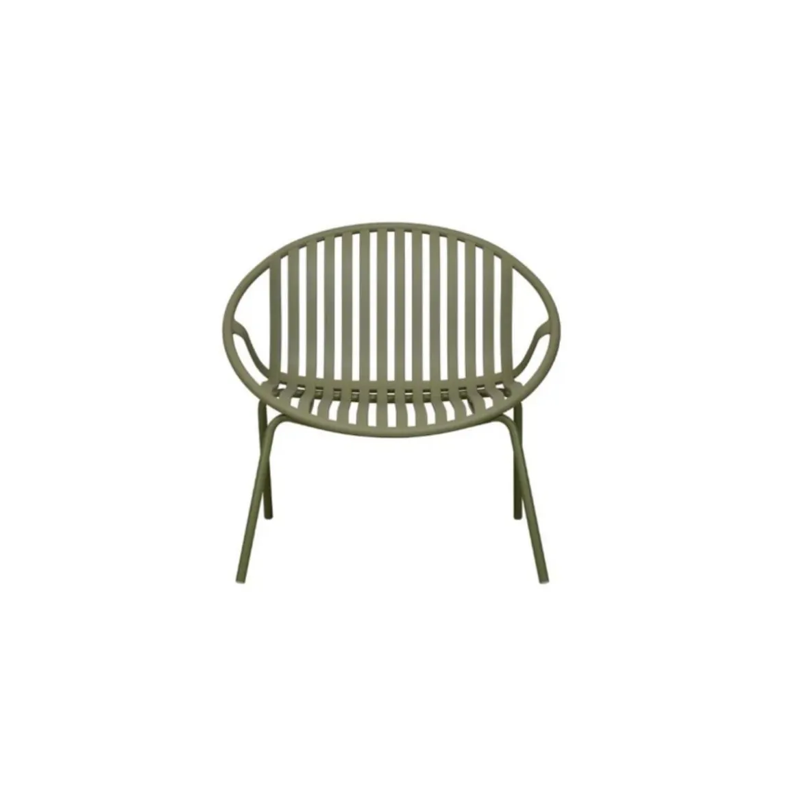 Conjunto de jardín Cosmopolitan sofá + 2 sillones + mesa verde