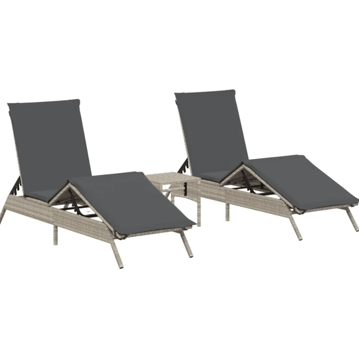 Conjunto de jardín Dalia 2 tumbonas + mesa