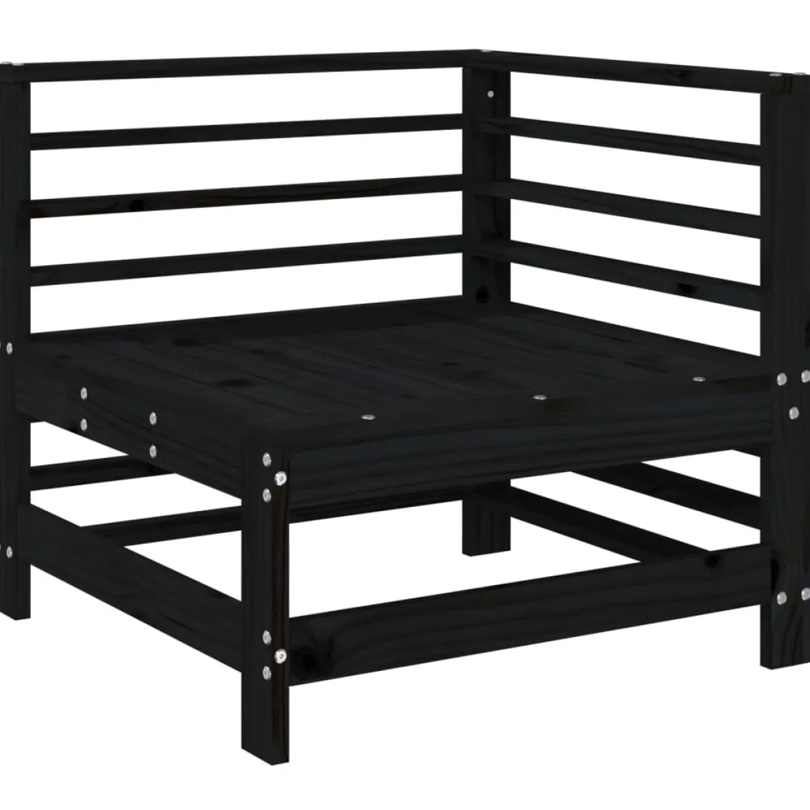 Conjunto de jardín Dumm 7 piezas madera maciza pino