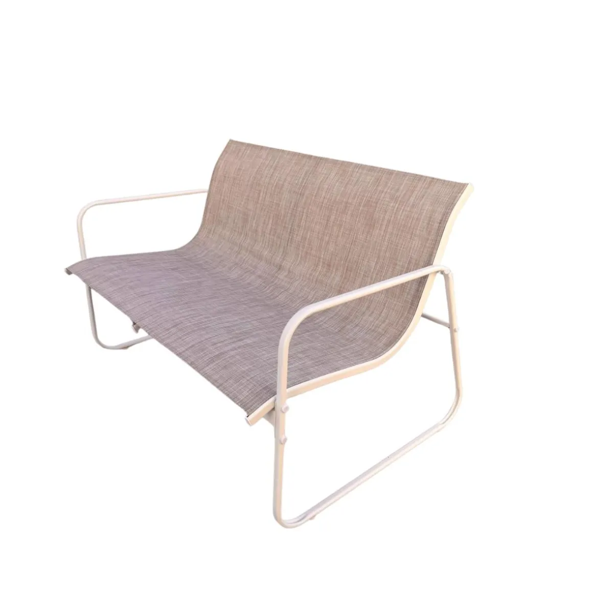 Conjunto de jardín Lazio 4 piezas - sofá doble + 2 sillas + mesa