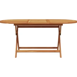 Conjunto de jardín Maddy 6 sillas + mesa natural/negro