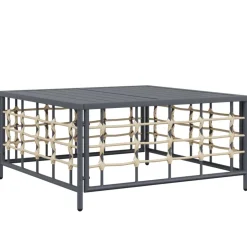 Conjunto de jardín Mosc 4 piezas con mesa de centro