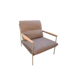 Conjunto de jardín Navona 4 piezas con cojines natural
