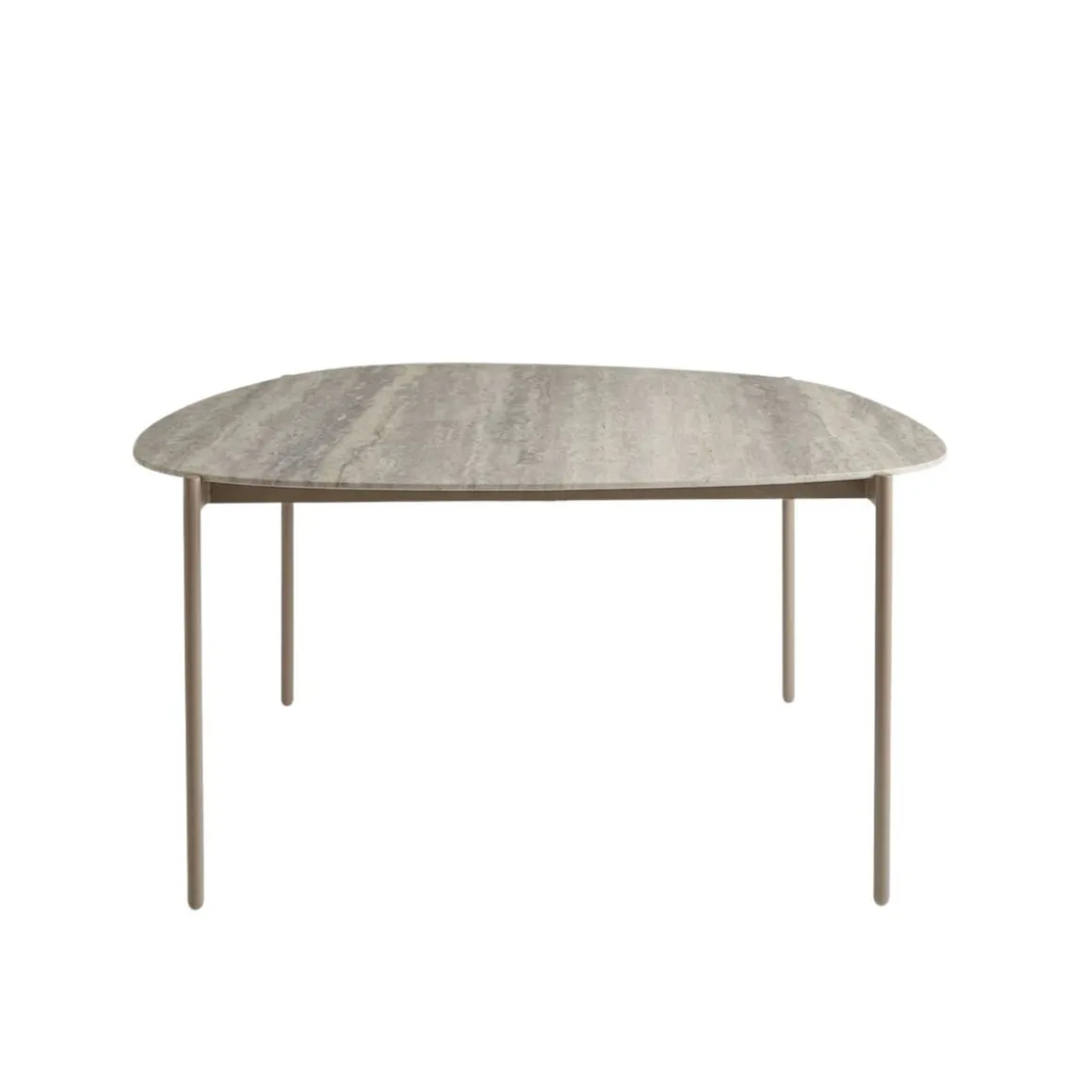 Conjunto de jardín Navona 4 piezas con cojines natural