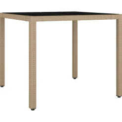 Conjunto de jardín Petunia 2 sillones + mesa beige
