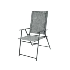 Conjunto de jardín Piazza mesa + 4 sillas gris