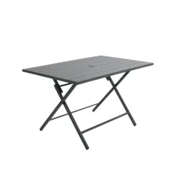 Conjunto de jardín Piazza mesa + 4 sillas gris