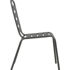 Conjunto de jardín Polea 4 sillas + mesa negro