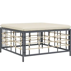 Conjunto de jardín Rafaella 4 piezas 80x214x142 cm
