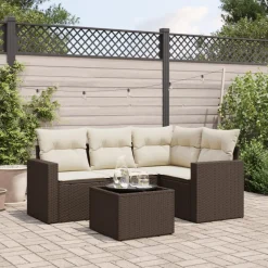 Conjunto de jardín Relax diseño modular 5 piezas