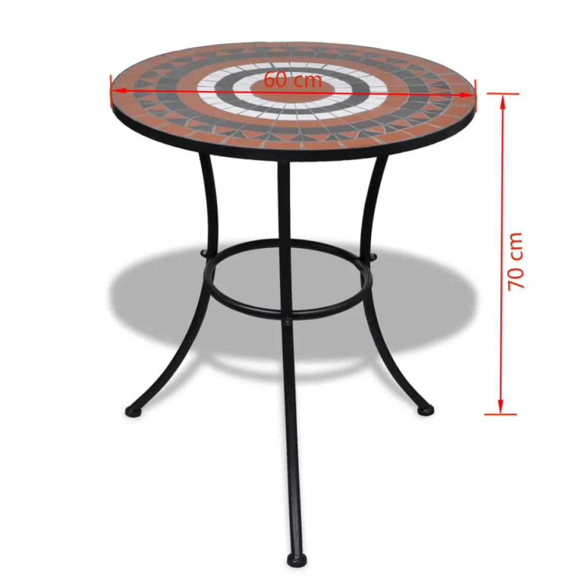 Conjunto de jardín Salento 2 sillas + mesa