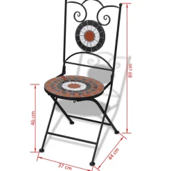 Conjunto de jardín Salento 2 sillas + mesa