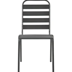 Conjunto de jardín Sartie 6 sillas + mesa negro