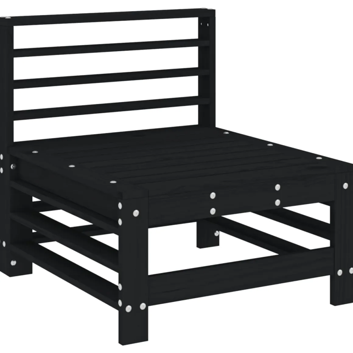 Conjunto de jardín Space 6 piezas madera maciza de pino