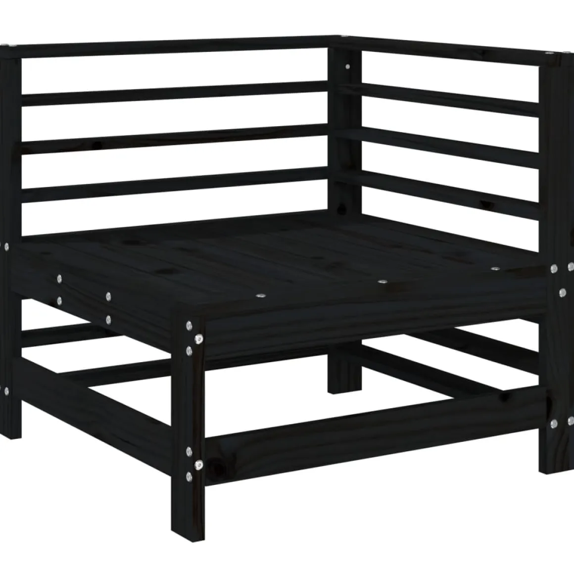 Conjunto de jardín Space 6 piezas madera maciza de pino