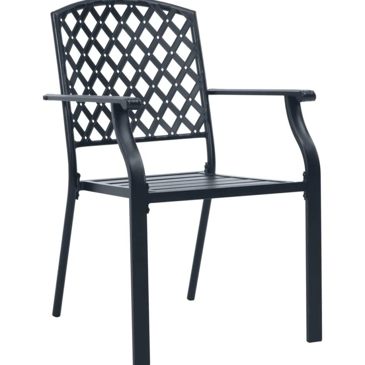 Conjunto de jardín Victoria 4 sillas + mesa negro