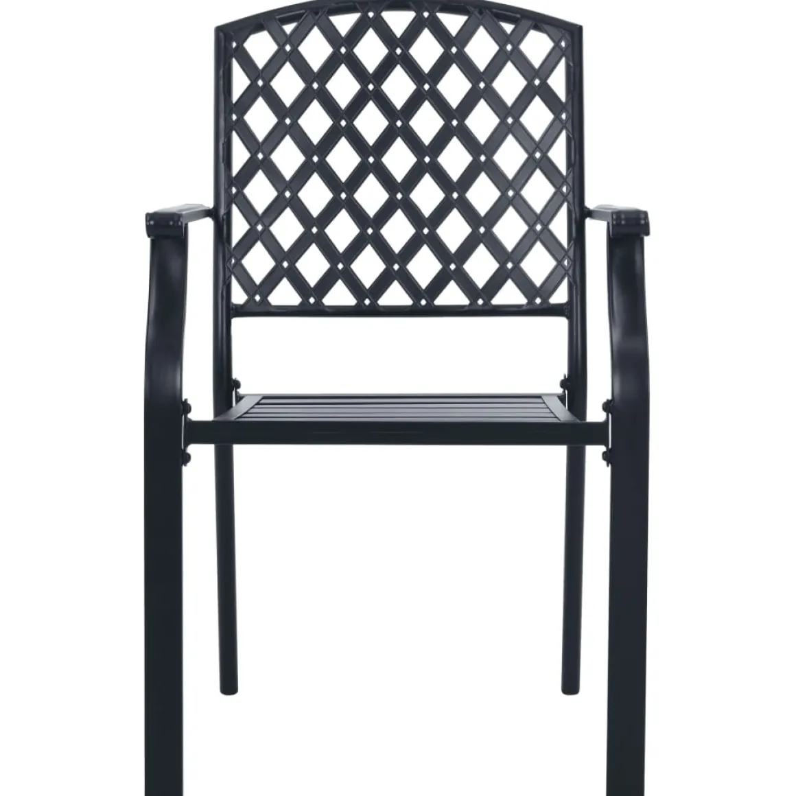 Conjunto de jardín Victoria 4 sillas + mesa negro