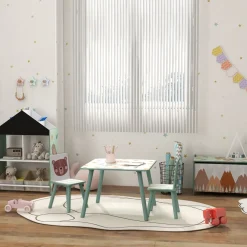 Conjunto de mesa y 2 sillas infantiles River Zonekiz +3A