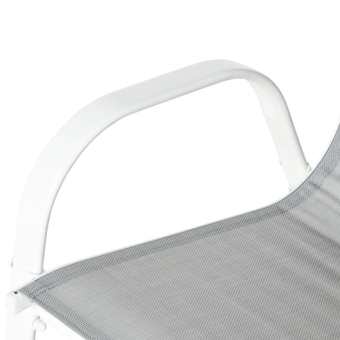 Conjunto de mesa y 6 sillas de jardín Camuy Outsunny gris
