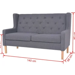 Conjunto de sofás Andrade 2 + 3 plazas