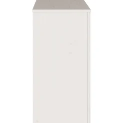 Consola Capri 2 estantes + 2 cajones blanco 73x89,5x37 cm