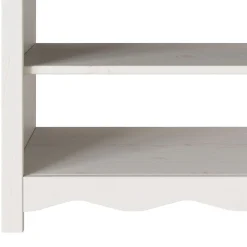 Consola Capri 2 estantes + 2 cajones blanco 73x89,5x37 cm