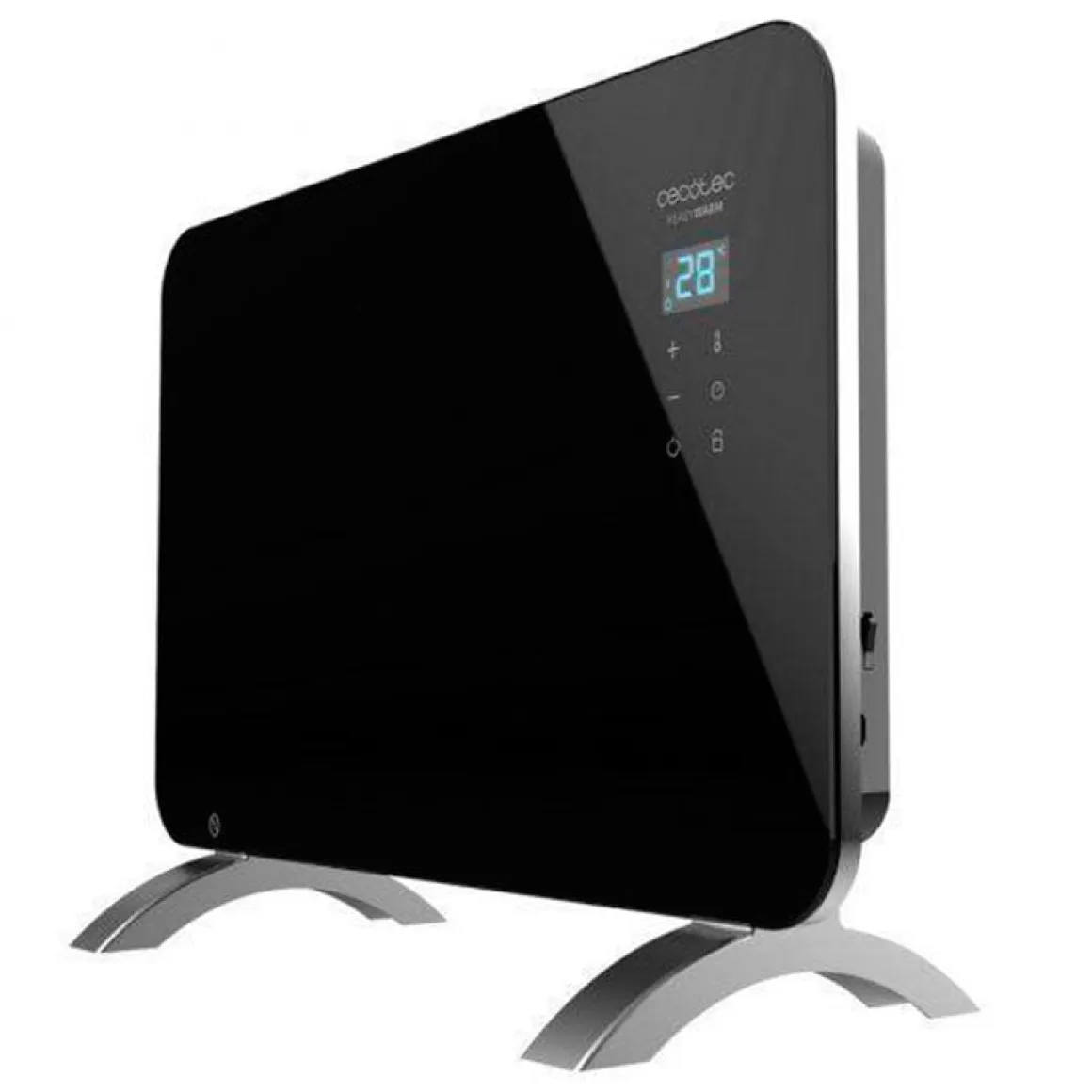Convector eléctrico Cecotec ReadyWarm 6670 Crystal Connection 1000W WiFi negro