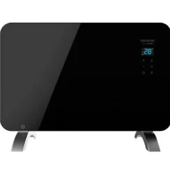 Convector eléctrico Cecotec ReadyWarm 6670 Crystal Connection 1000W WiFi negro