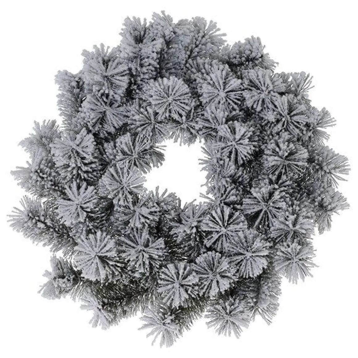 Corona de Adviento nevada 40 cm