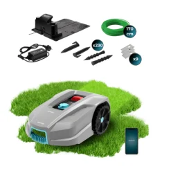 Cortacésped Cecotec Conga GrassHopper 800 Connected Robot 800 m² sensor de lluvia control App