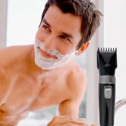 Cortapelos Dunlop 3W especial barba y cuerpo inalámbrica negro
