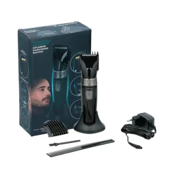 Cortapelos Dunlop 3W especial barba y cuerpo inalámbrica negro