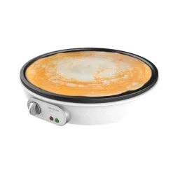 Crepera Cecotec Fun Crepelicius 1000W antiadherente blanco/negro Ø30,5cm