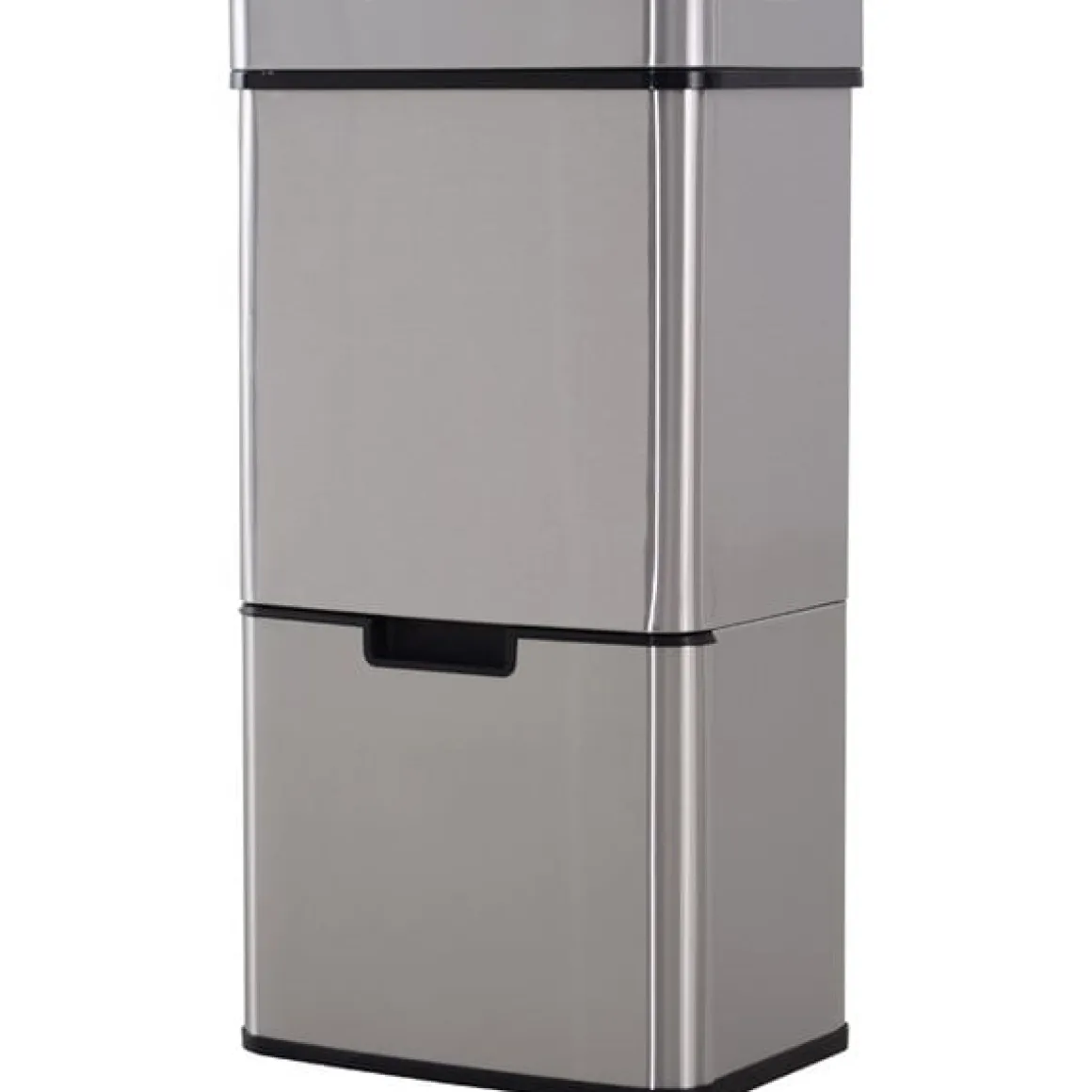 Cubo de basura con sensor Homcom apertura automática 72L inox 81x42x30 cm