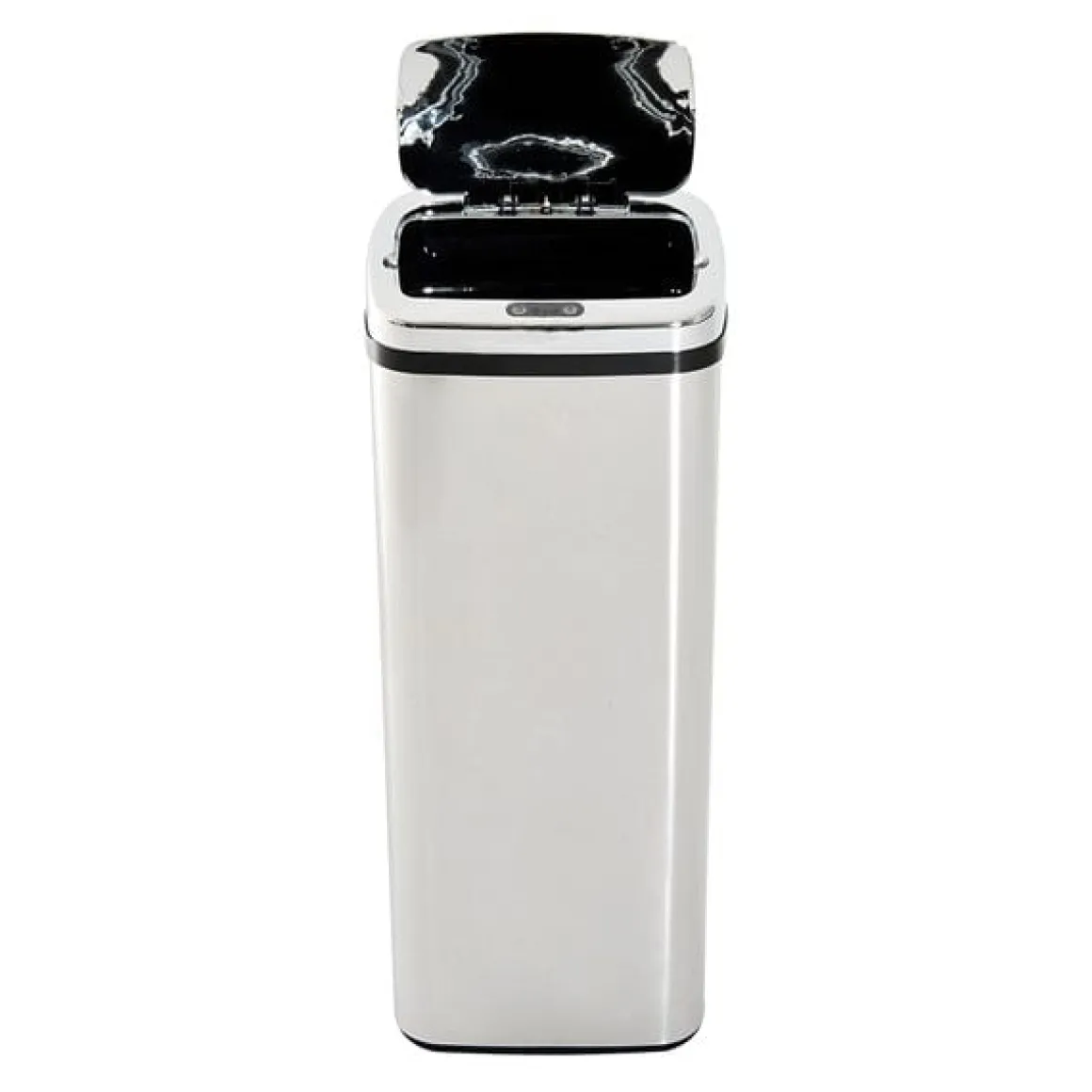 Cubo de basura inteligente Homcom 50L inox 84x33x25 cm
