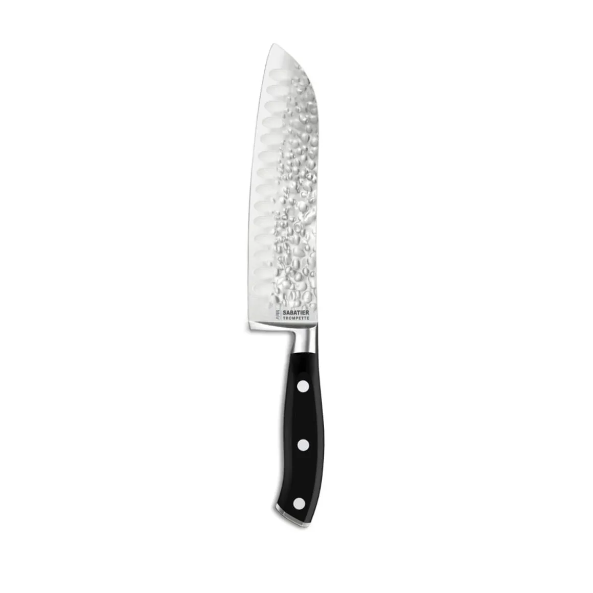 Cuchillo Santoku Carbon Sabatier inox/negro 30 cm