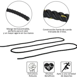 Cuerda de batalla Battle Rope ejercicio/fitness/crossfit