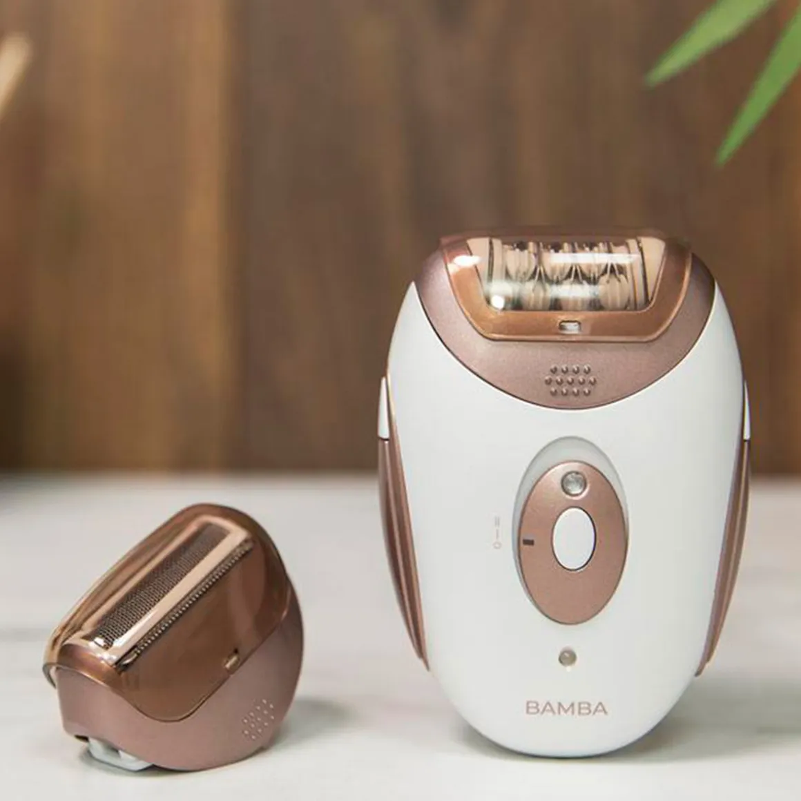 Depiladora Cecotec Bamba SkinCare Depil-Action inalámbrica blanco/rosa