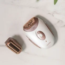 Depiladora Cecotec Bamba SkinCare Depil-Action inalámbrica blanco/rosa