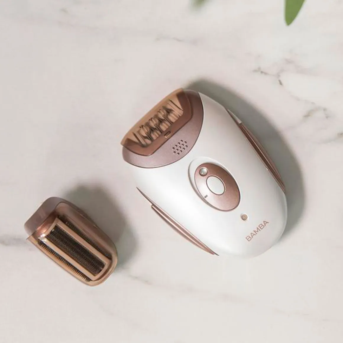 Depiladora Cecotec Bamba SkinCare Depil-Action inalámbrica blanco/rosa