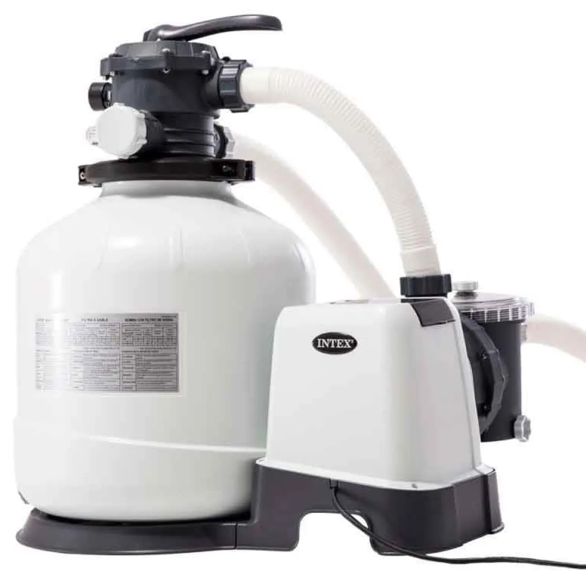Depuradora de arena Intex 12000L/horas 550W 6 funciones programador 24 horas