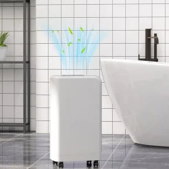 Deshumidificador eléctrico Fresh Homcom 12L 2 velocidades blanco 50,6x28x18 cm