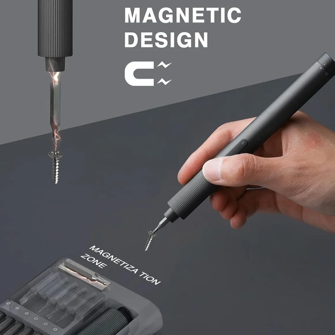 Destornillador eléctrico BHR5474GL Xiaomi con 24 puntas negro