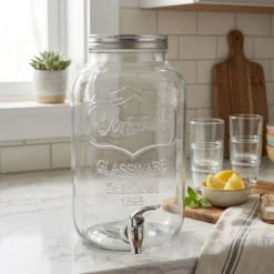 Dispensador de bebidas 5L con grifo 28,5x22,5x16,5 cm