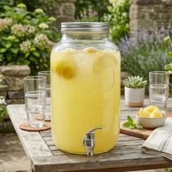 Dispensador de bebidas 5L con grifo 28,5x22,5x16,5 cm