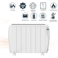 Emisor térmico Infiniton HD-ET15 1500W 6 programas mando a distancia blanco
