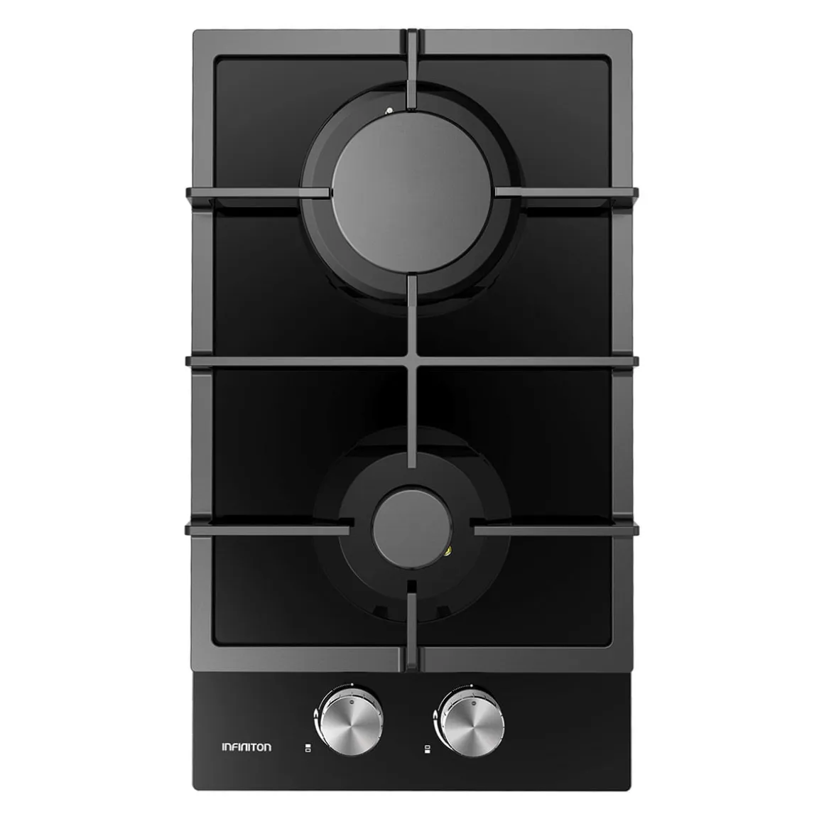 Encimera de gas Infiniton GAS-CR2B 4300W 2 fuegos negro 30 cm